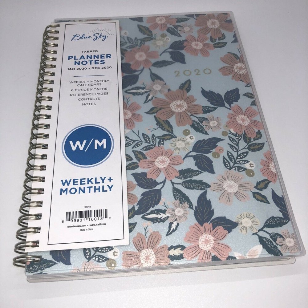 Blue Sky Jan-Dec 2020 Tab Planner Weekly Monthly C - Picture 8 of 8